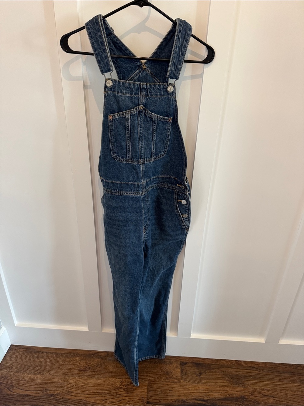 Old Navy Dark Blue Denim Overalls